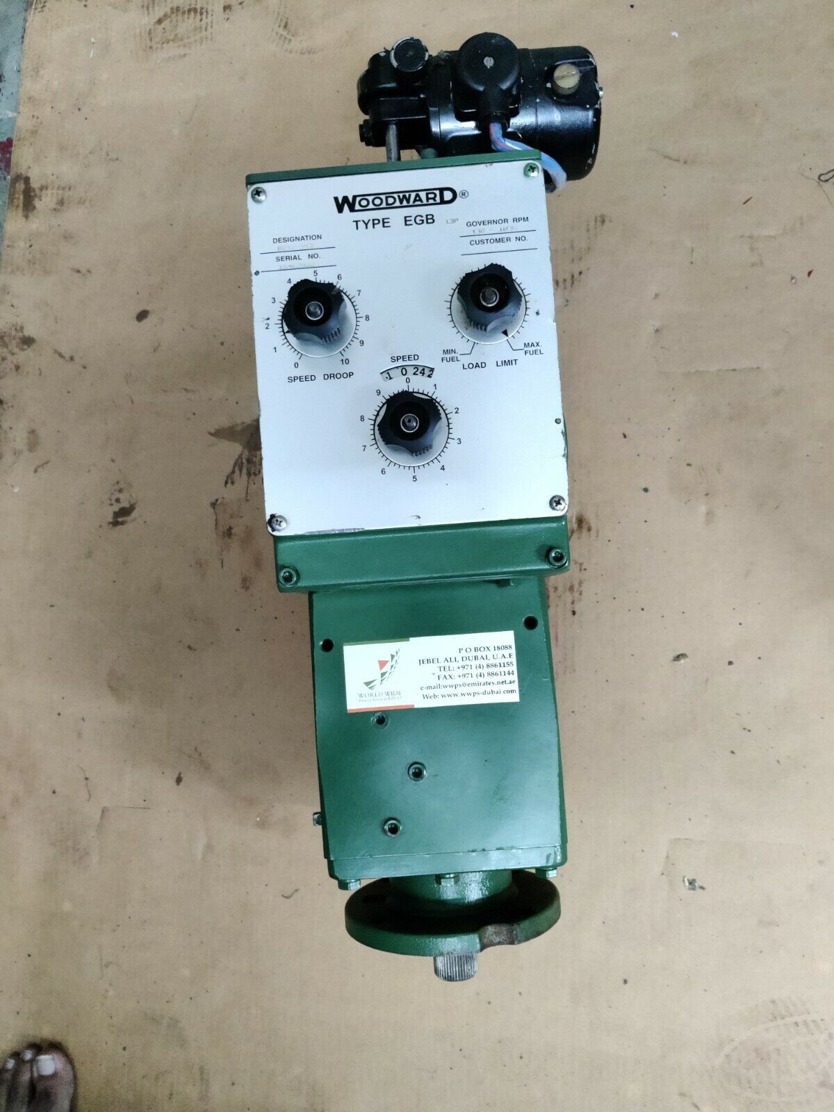 WOODWARD EGB 8241-943 GOVERNOR RPM-136-1036