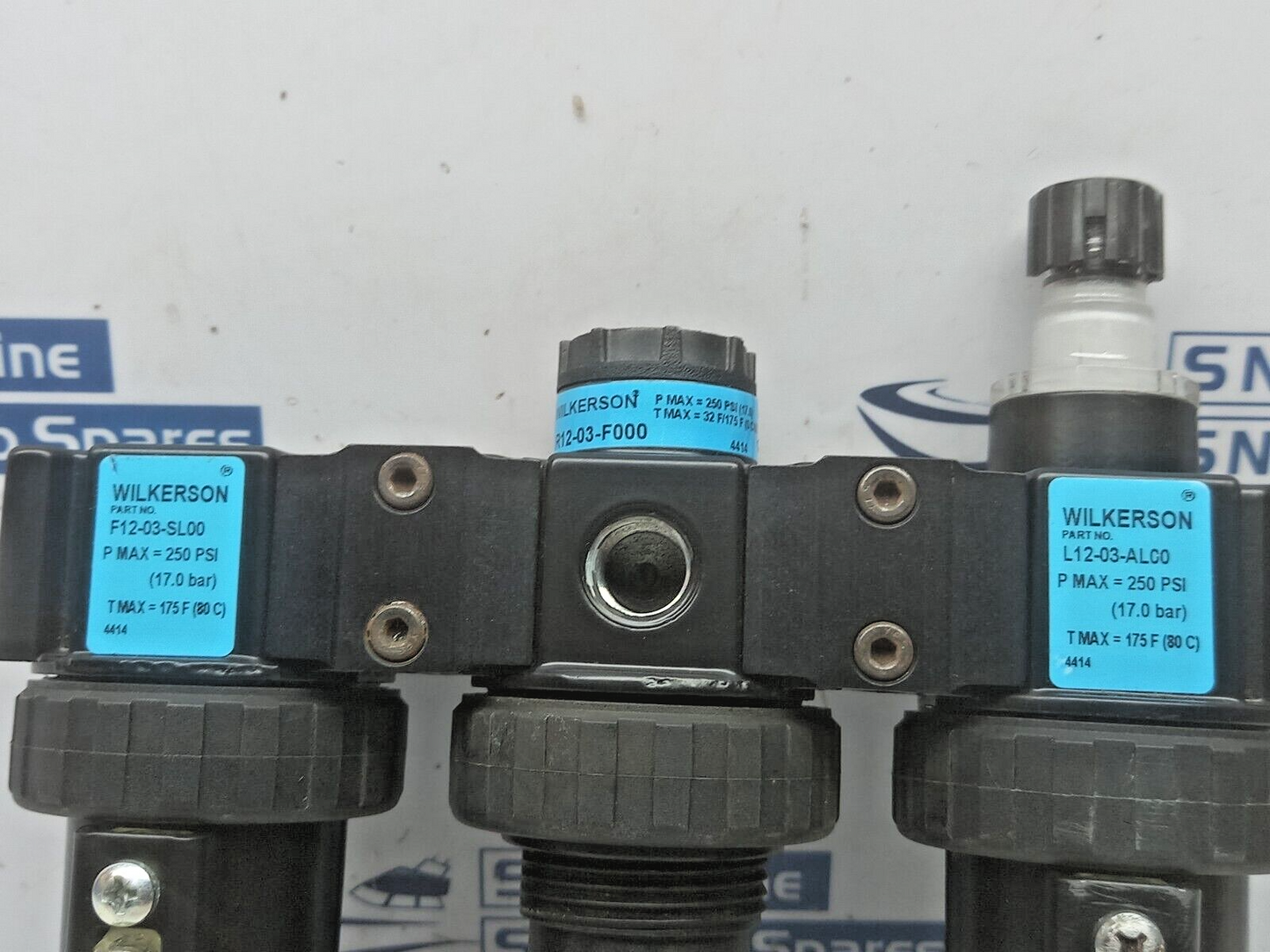 Wilkerson C12-03-FLR0 Combination Filter, Regulator, lubricator 281591