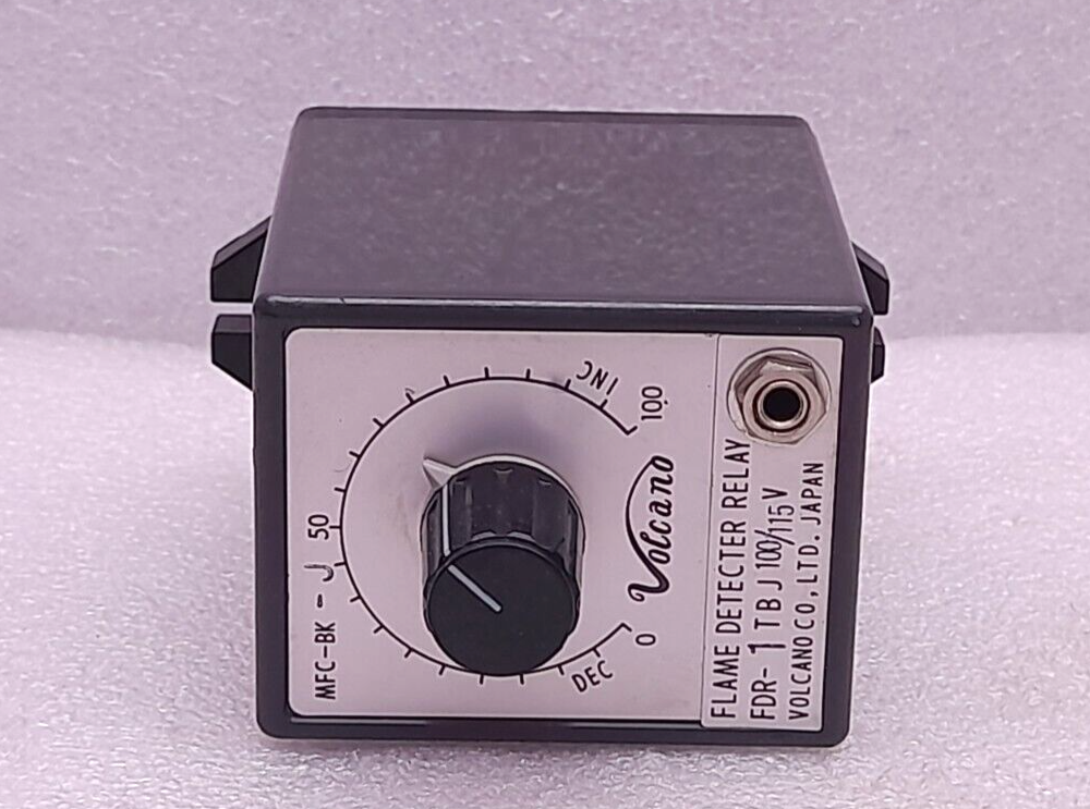 Volcano FDR-1TBJ Flame Detector Relay 100/115V MFC-BK-J 8Pin