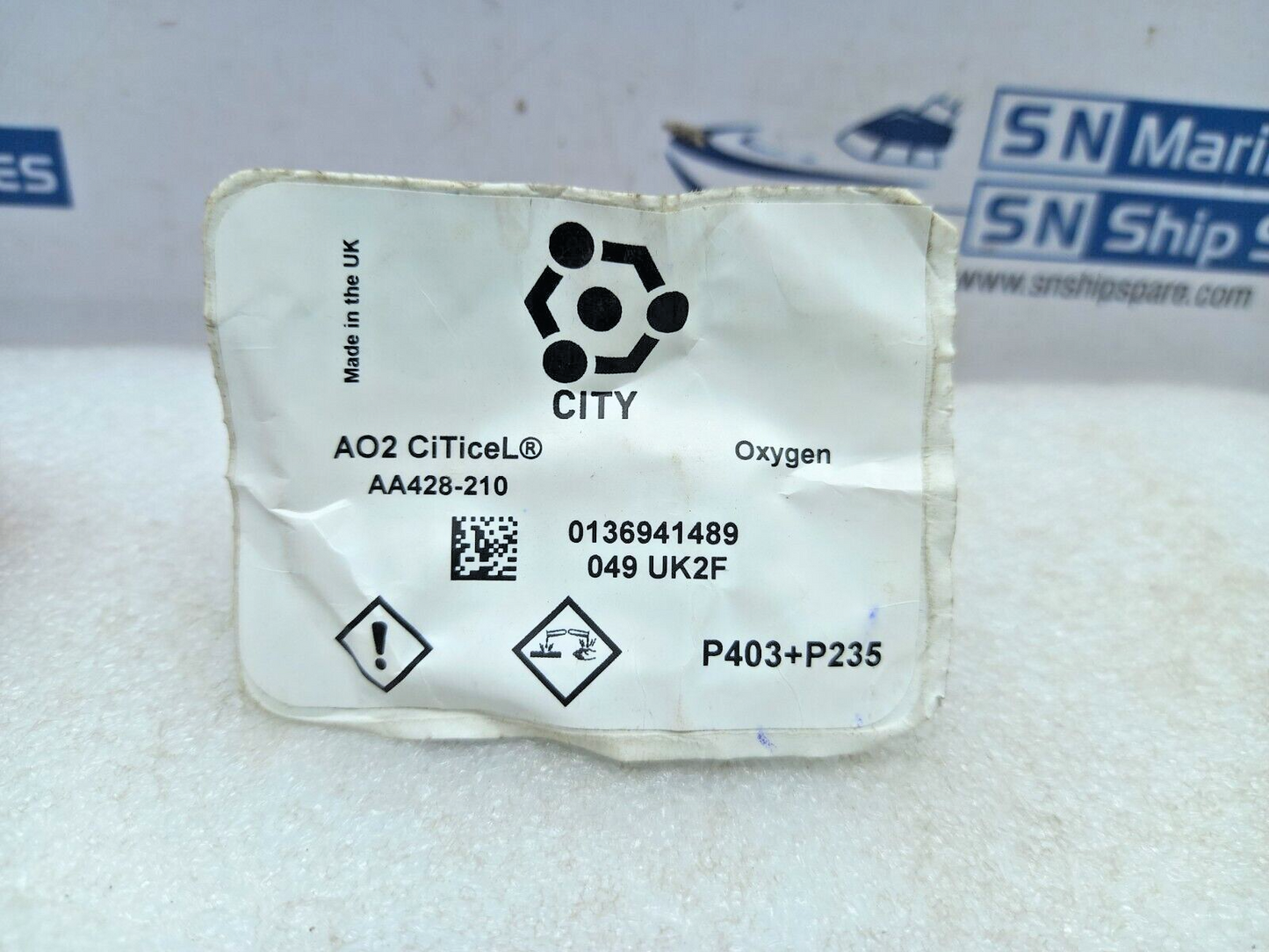 Honeywell AO2 CiTicel AA428-210 Gas Sensor