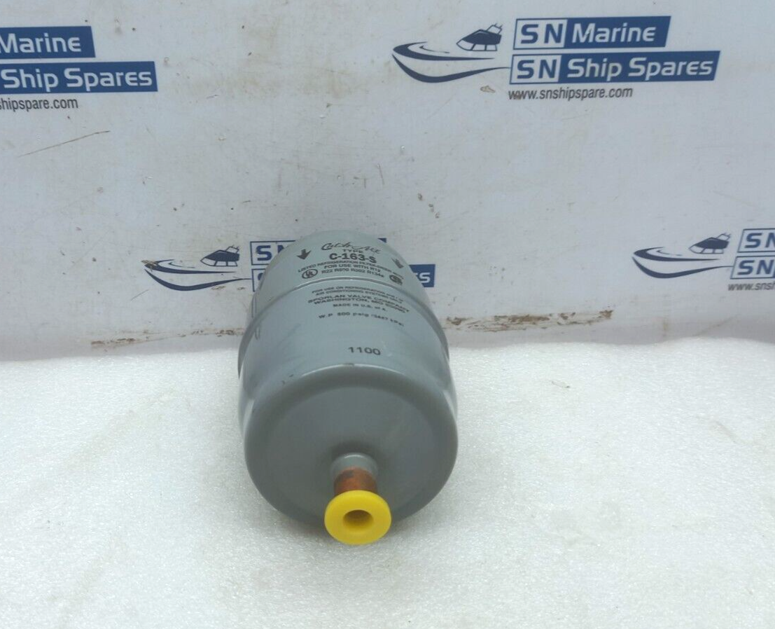 Sporlan Catch-All C-163-S Liquid Line Filter Drier W.P 500 psig (3447 kPa)