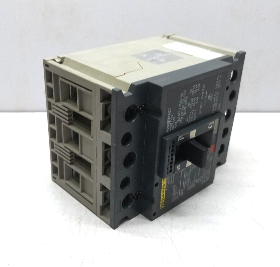 Square D GJL36050 Circuit Breaker 50A 3P 600Y/347V 480V 50/60Hz Made in France