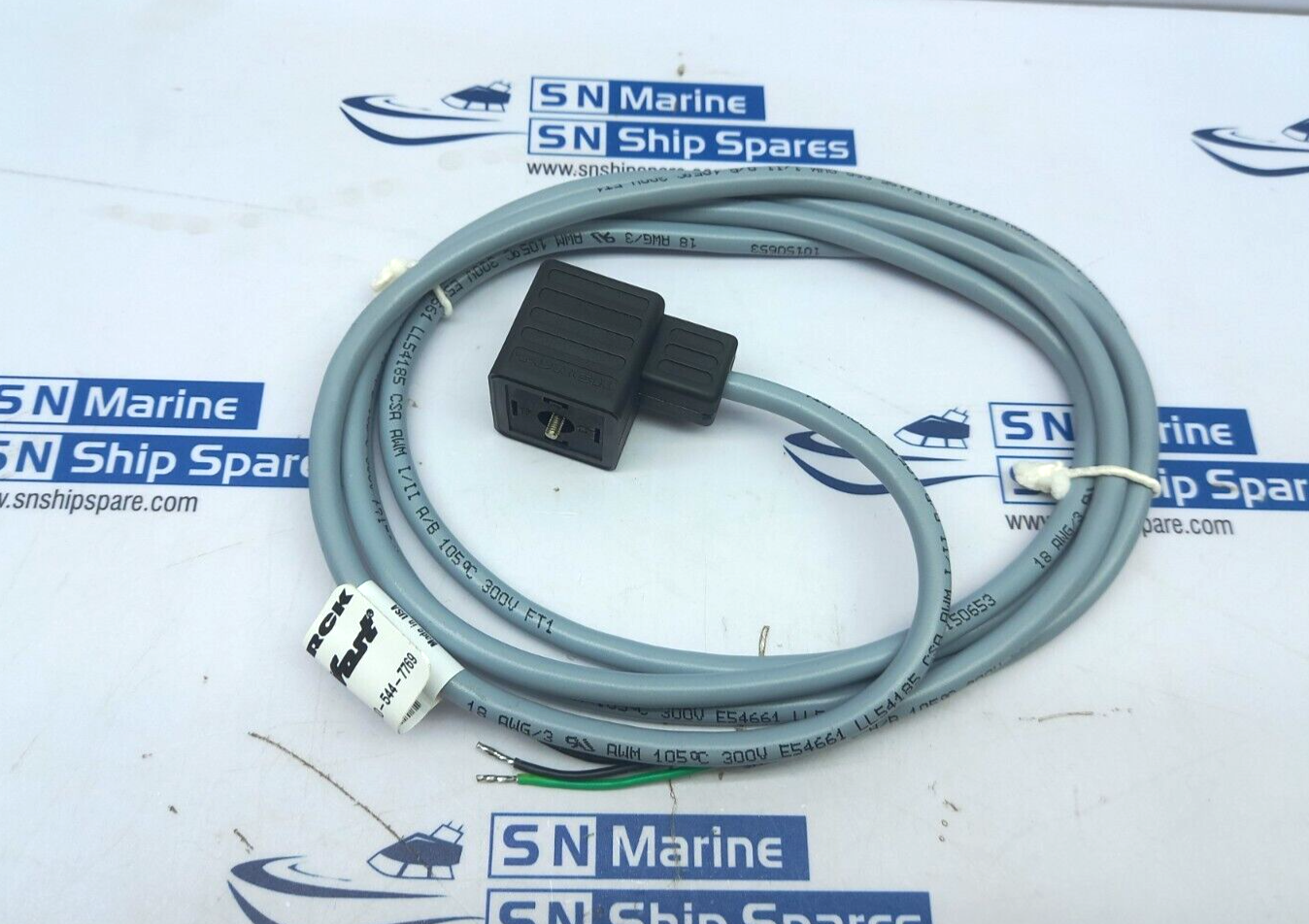 Turck VAS 22-B653-2M Solenoid Valve Cable Components Aseembly NOV 0000961577