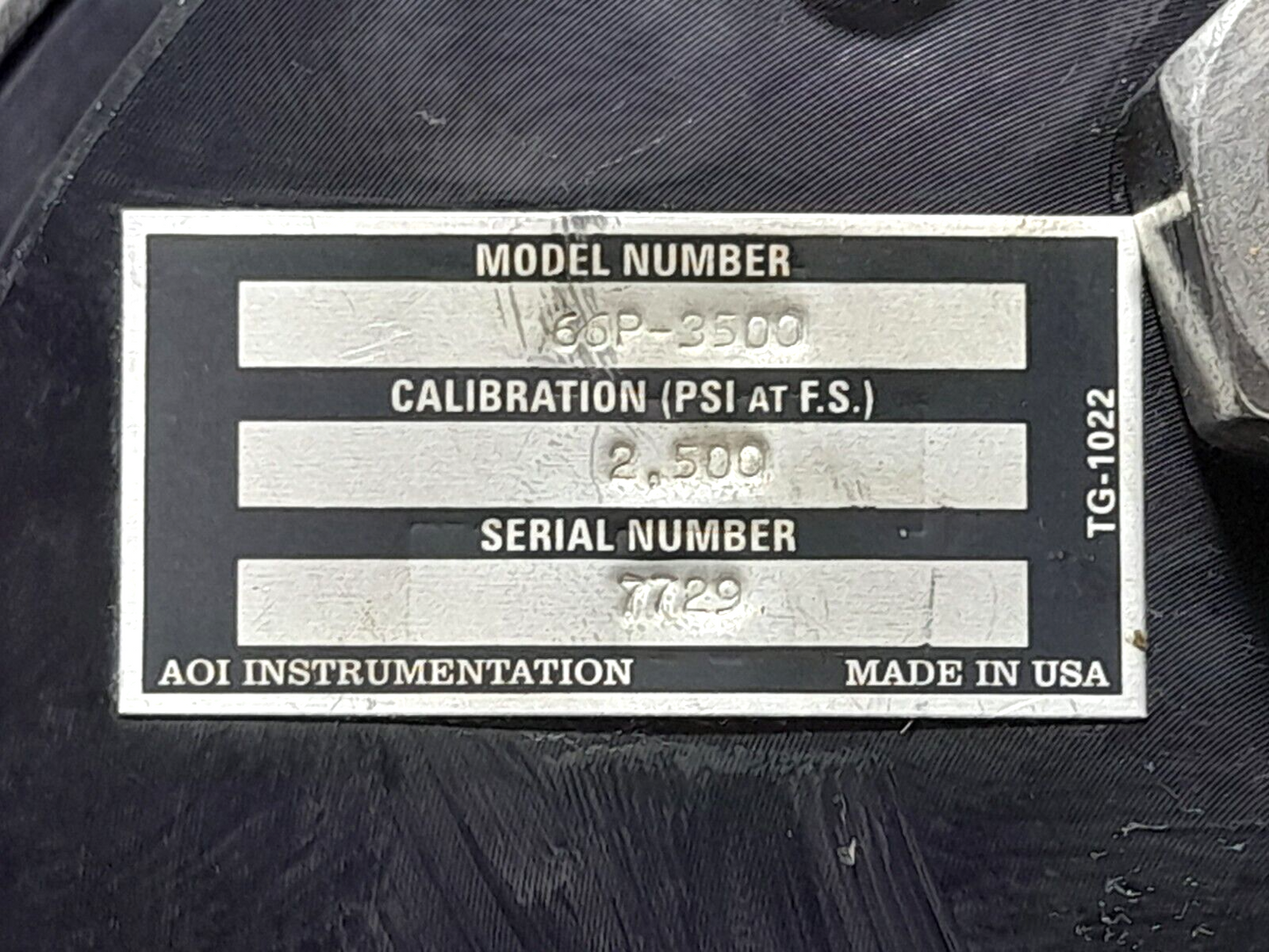 AOI Instruments 66P-3500 Tong Line Pull Pounds 1 To 35 Line Pull (LB) x 1000