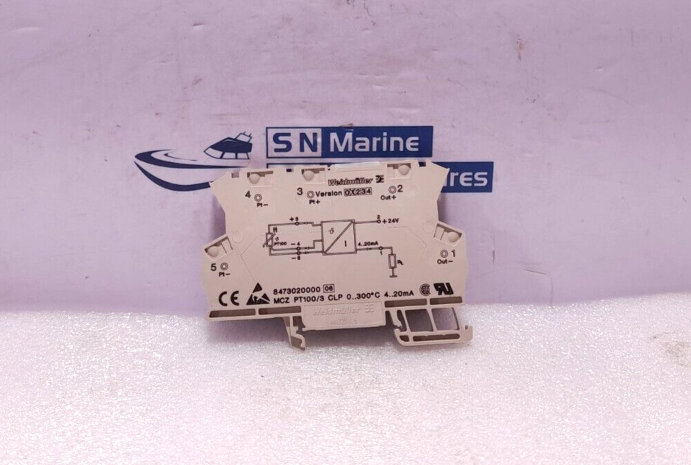 Weidmuller 8473020000 Isolation Signal Converter MCZ PT 100/3 CLP 0...300C