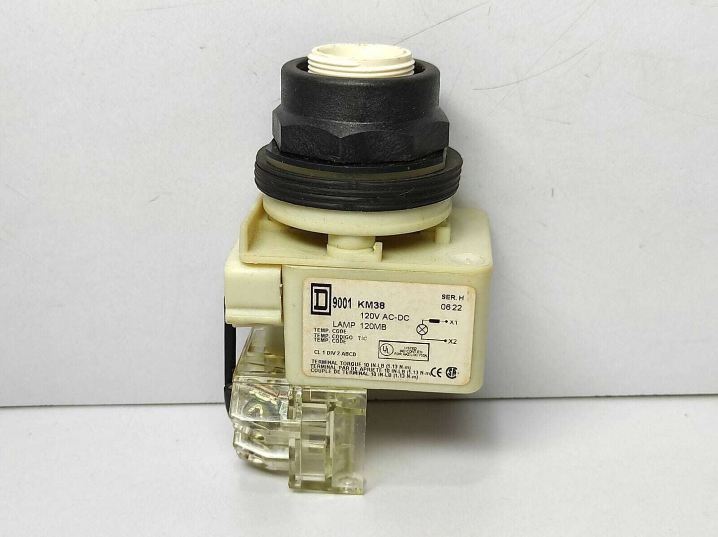 Square D 9001 KM38 Ser H Light Module 120V AC-DC Lamp 1