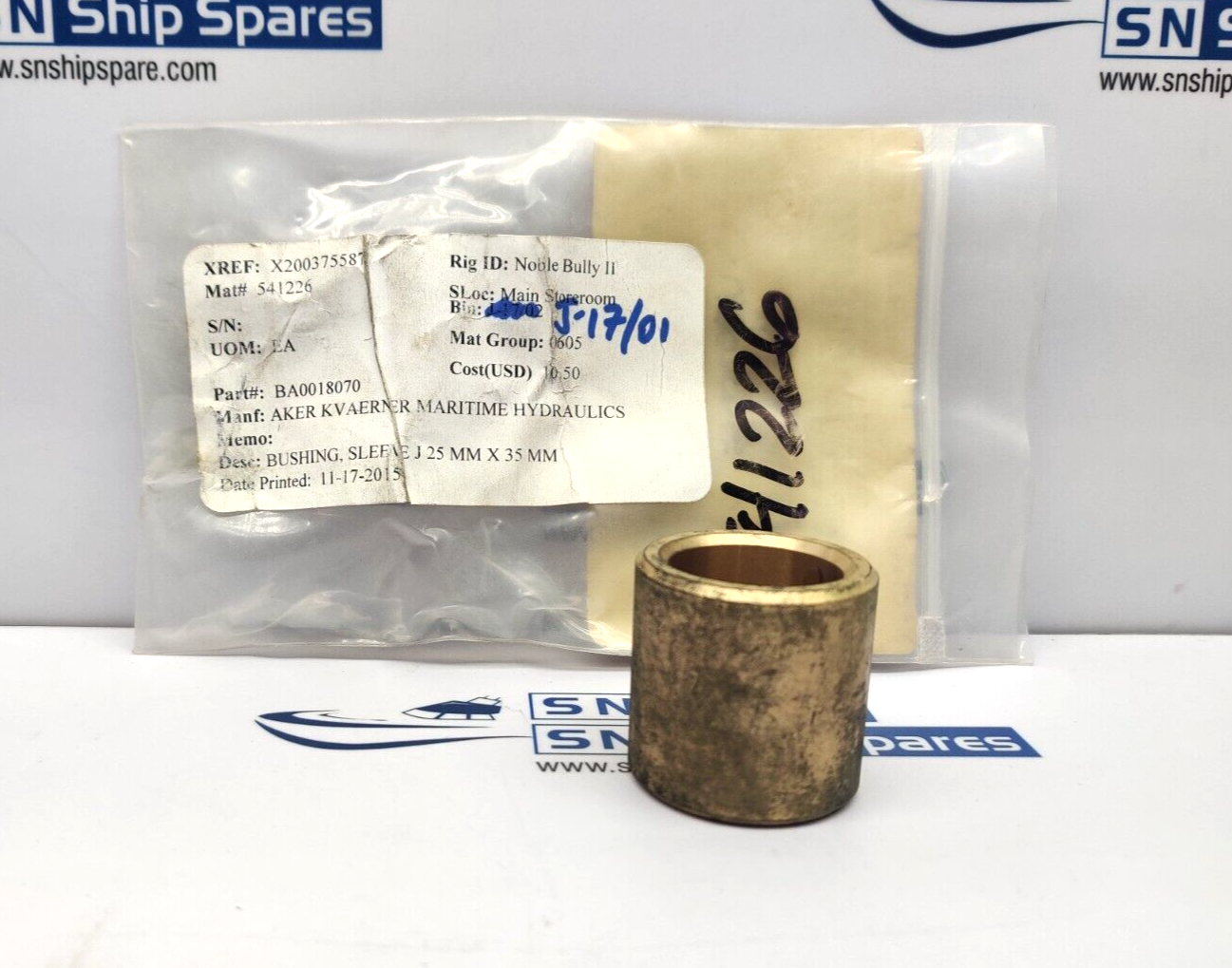 Aker BA0018070 Bushing Sleeve J 25MM*35MM