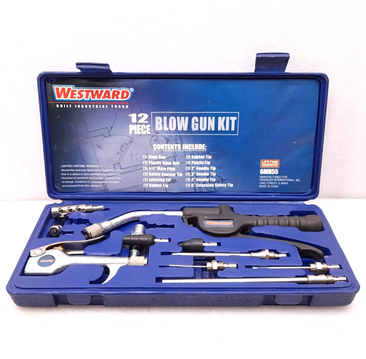 Westward 6MR55 Blow Gun Kit 11PCs (1PC Missing)