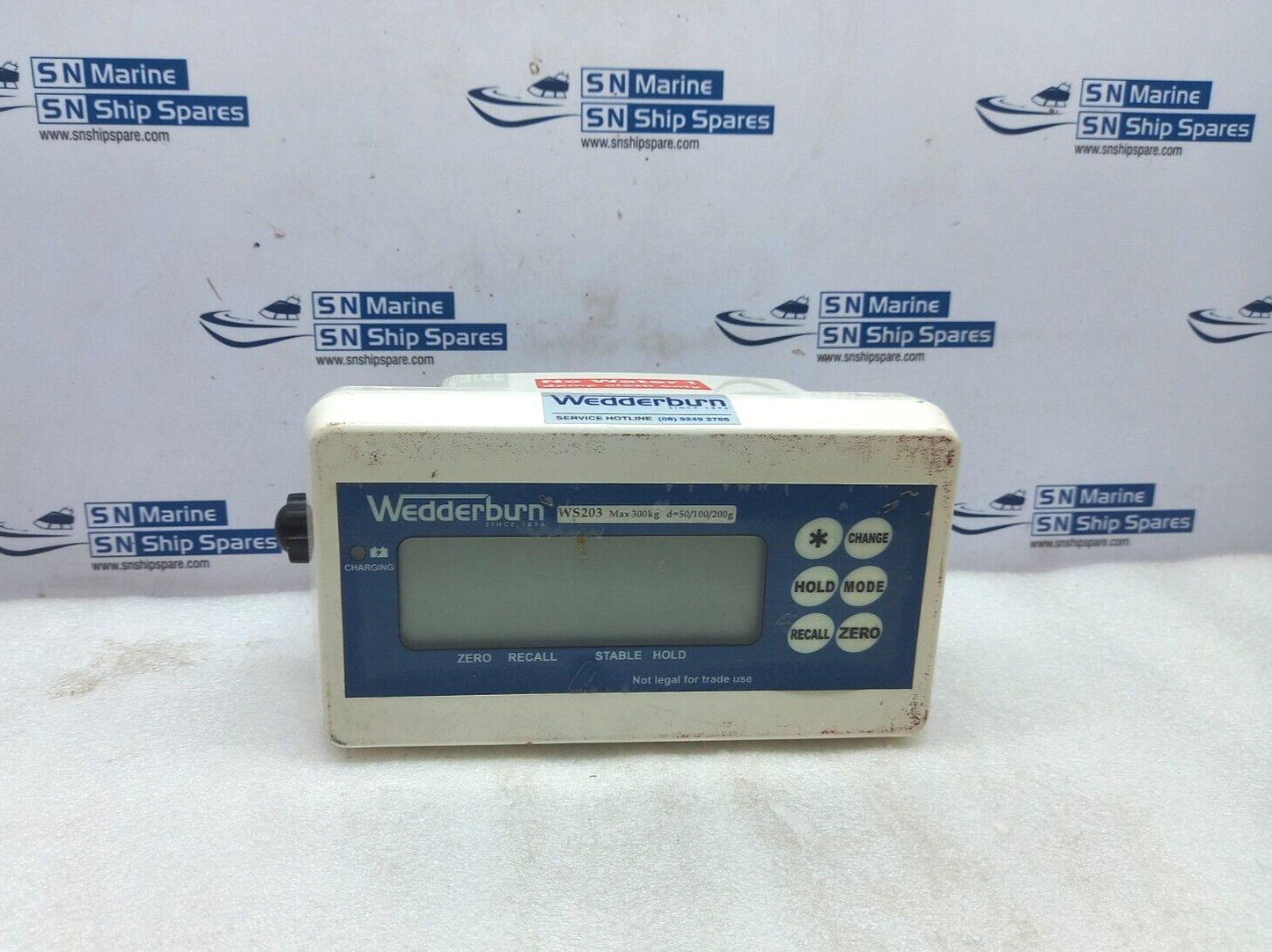 Wedderburn WS203 300Kg Digital Platform Scale DC7.5V/1A Max 300Kg