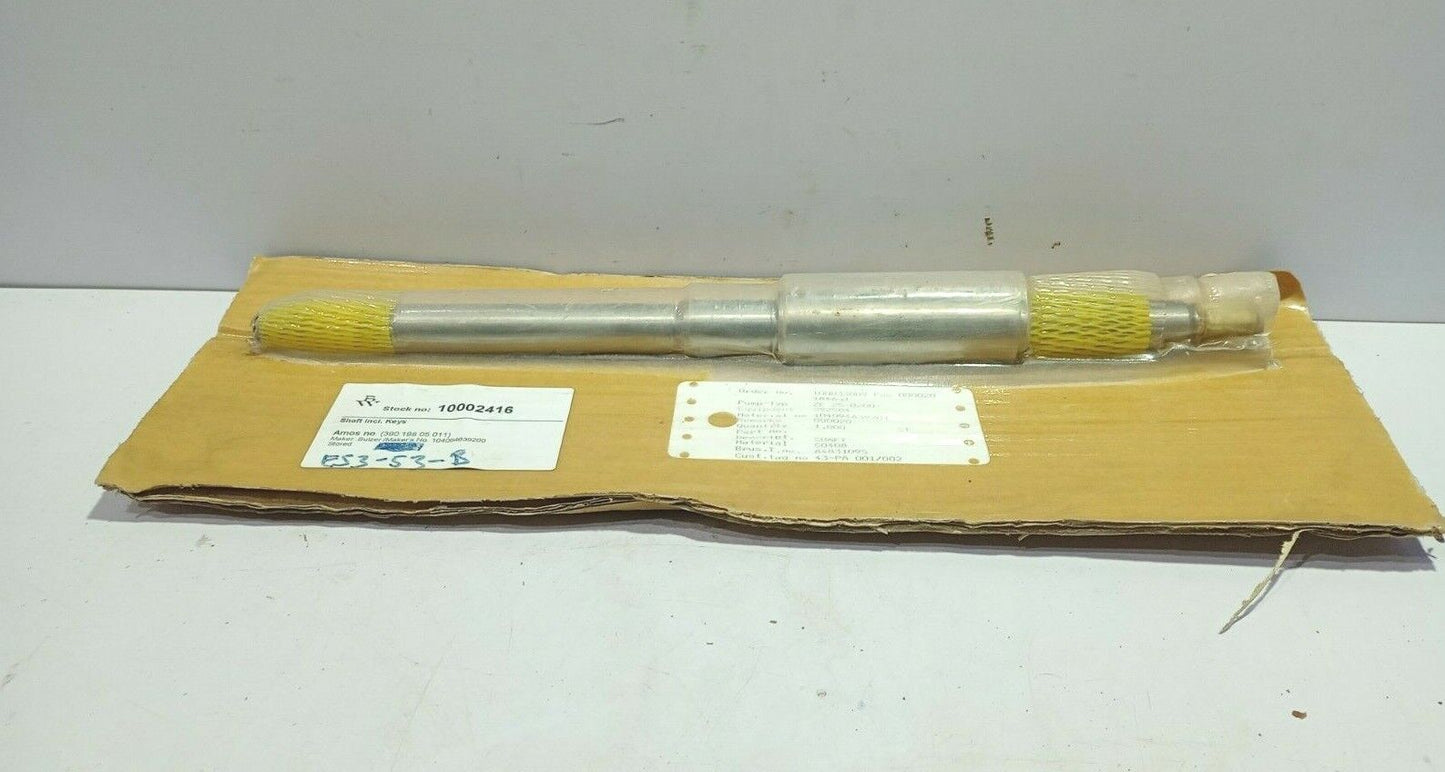 Sulzer 104094639200 Shaft Incl. Keys Pump Typ ZE 25-0200