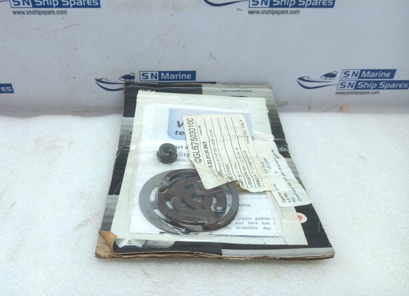 Sperre 3012MK2 Overhaul Valve HP Kit