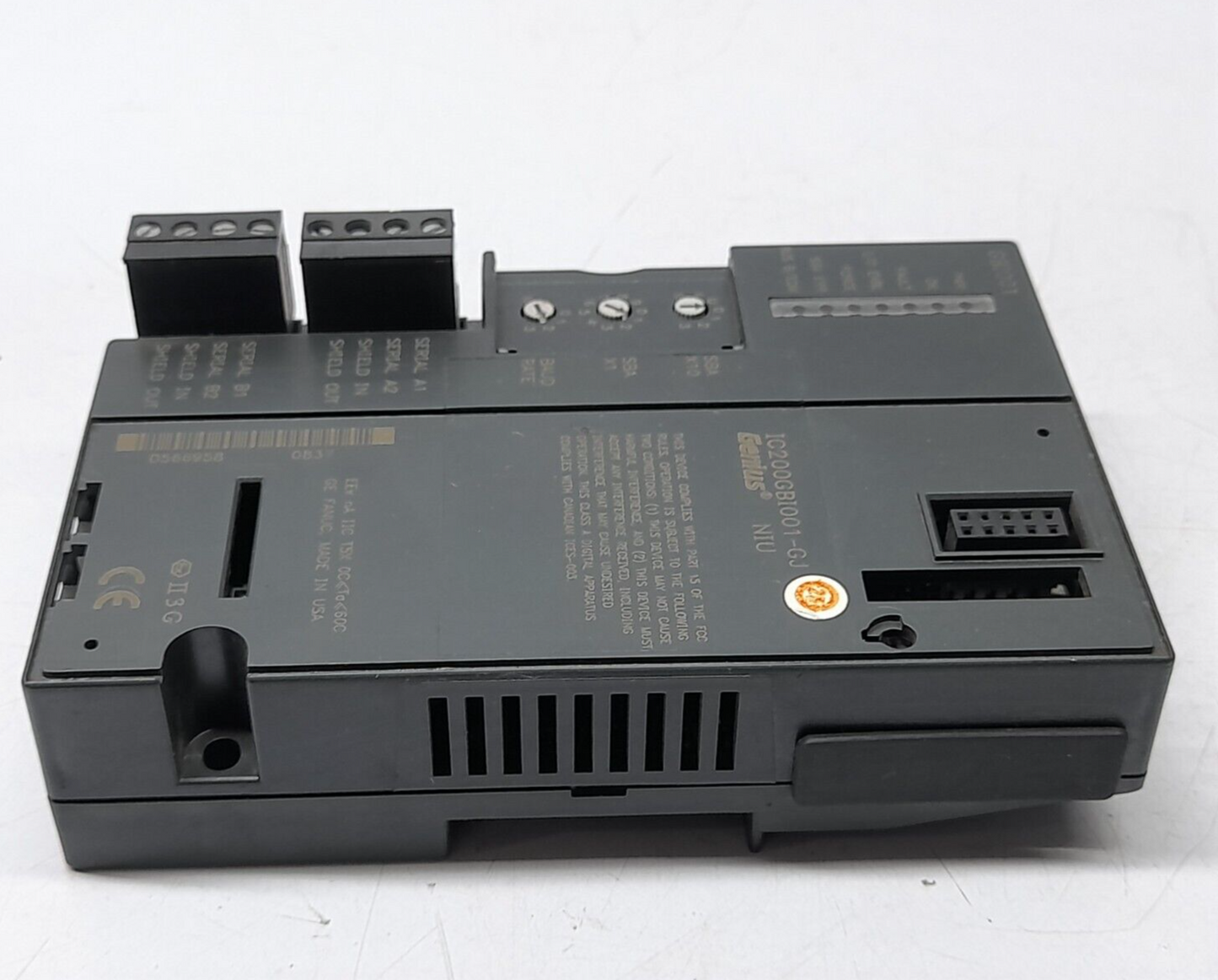 GE Fanuc IC200GBI001-GJ Genius NIU Network Interface Unit
