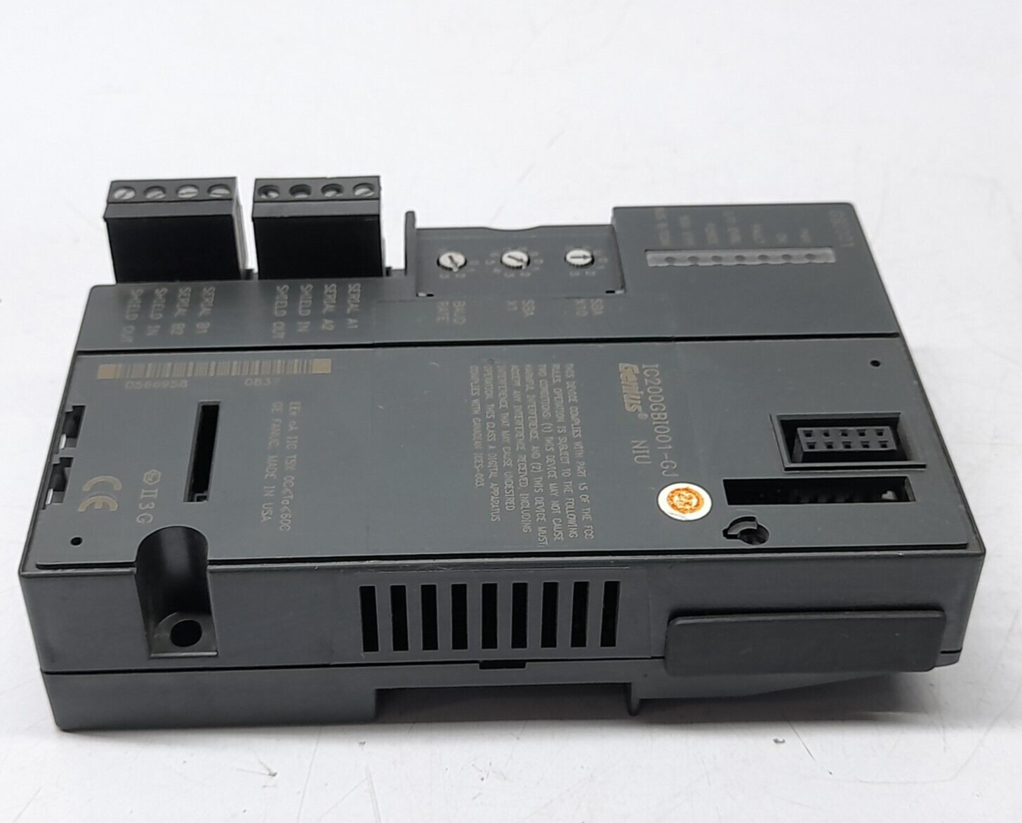 GE Fanuc IC200GBI001-GJ Genius NIU Network Interface Unit