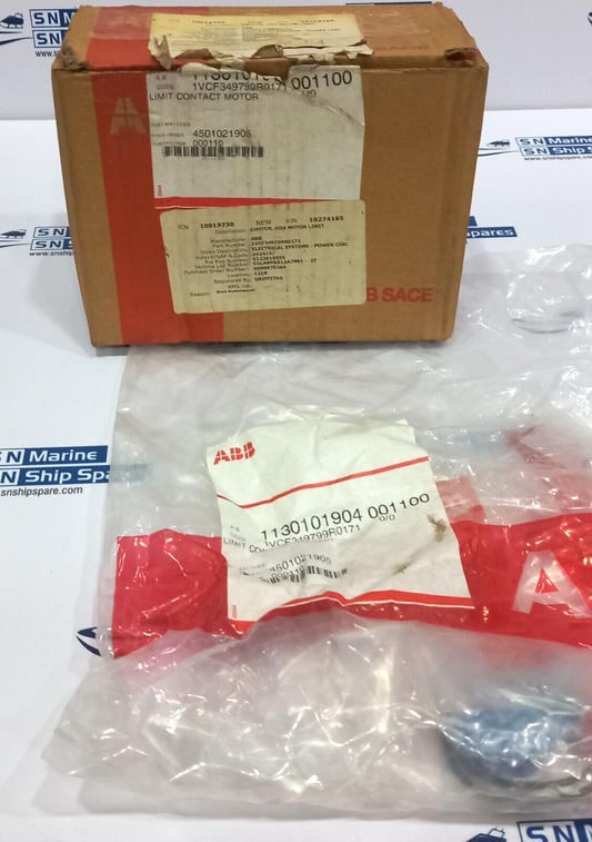 ABB 1VCF349799R0171 Limit Contact Motor Switch HD4
