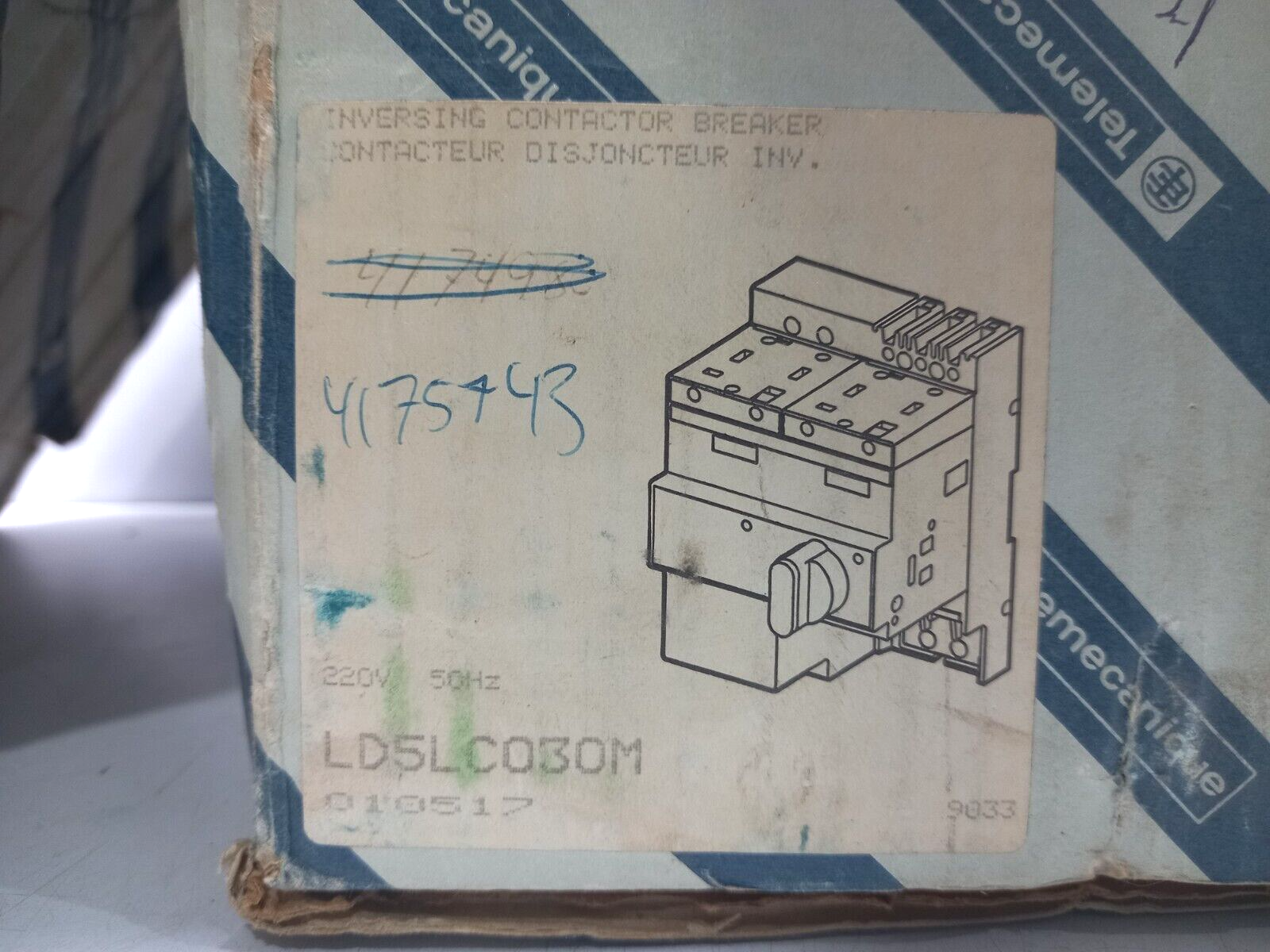 Telemecanique LD5LC030M Combination Motor Starter 220V 50Hz Integral 32