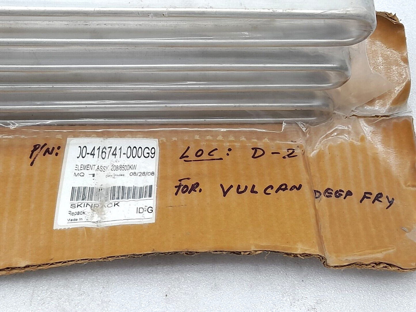Vulcan Hart 00-416741-000G9 Element Assembly 208/8500KW For Vulcan Deep Fry