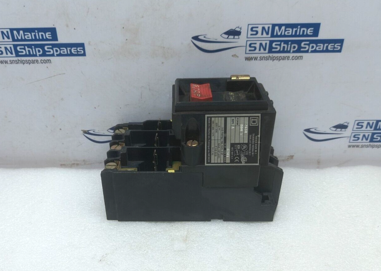 Square D 2510M003 Manual Starter 600V Max Nema Size M-1