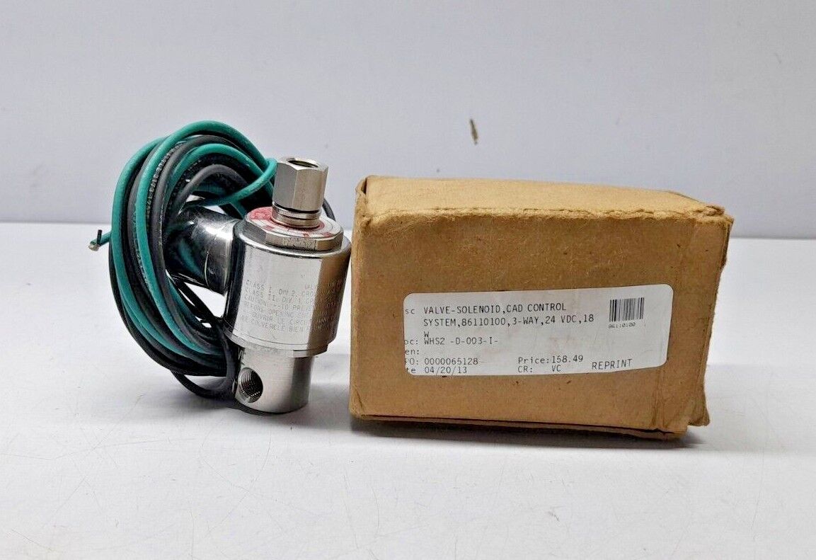 Versa E5SM-3201-23-CD-5100-D024 Solenoid Valve 24VDC 1.8W