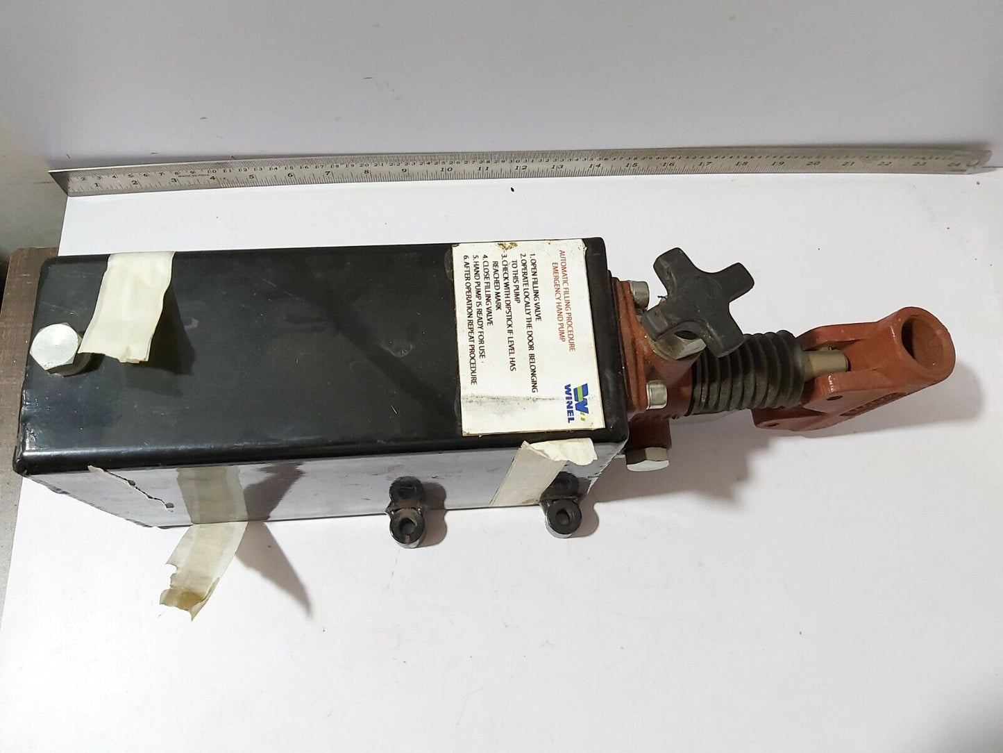 WINEL LPM 270 HAND PUMP REMOTE COMPACT LEVER FOR HYDRULICALLY OPERATED