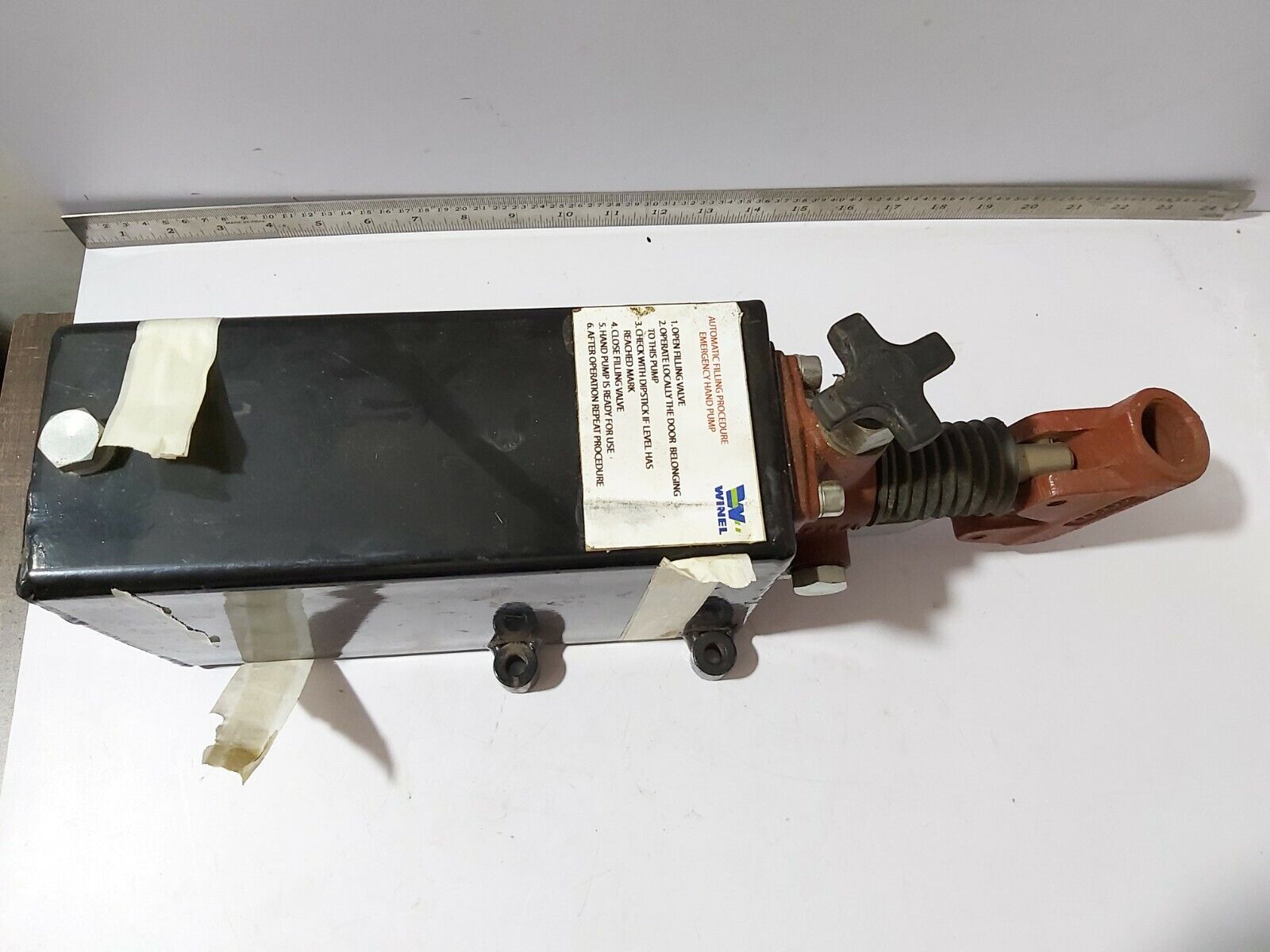 WINEL LPM 270 HAND PUMP REMOTE COMPACT LEVER FOR HYDRULICALLY OPERATED