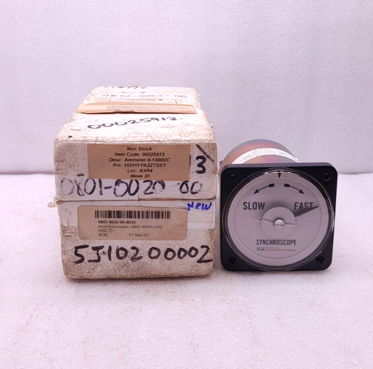 Yokogawa 106452AAAA7JFY AB40 Synchroscope Ros 0801-0020-00 TAD3740 03 2E 120V 60