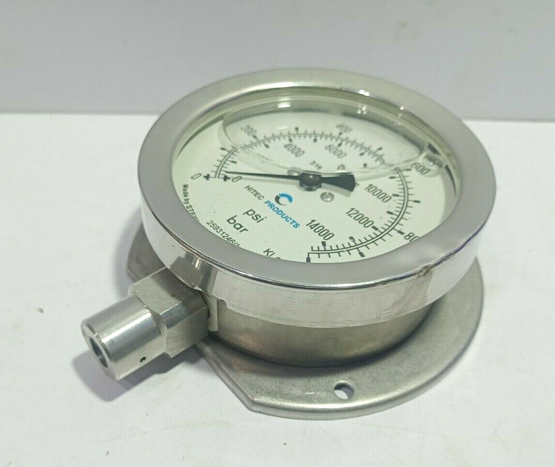 Stewarts SBG-634GF-DIN-100-¼IN AE-100.0 Pressure Gauge 100MM Dial 0-100KPA
