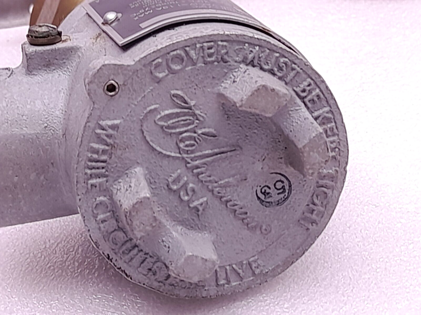 W E Anderson Flotect L4-TOP-AT S686386 Float Switch 125/250VAC 10A Max