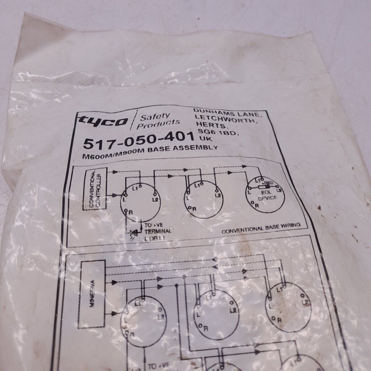 Tyco 517-050-401 M600M/M900M Base Assembly