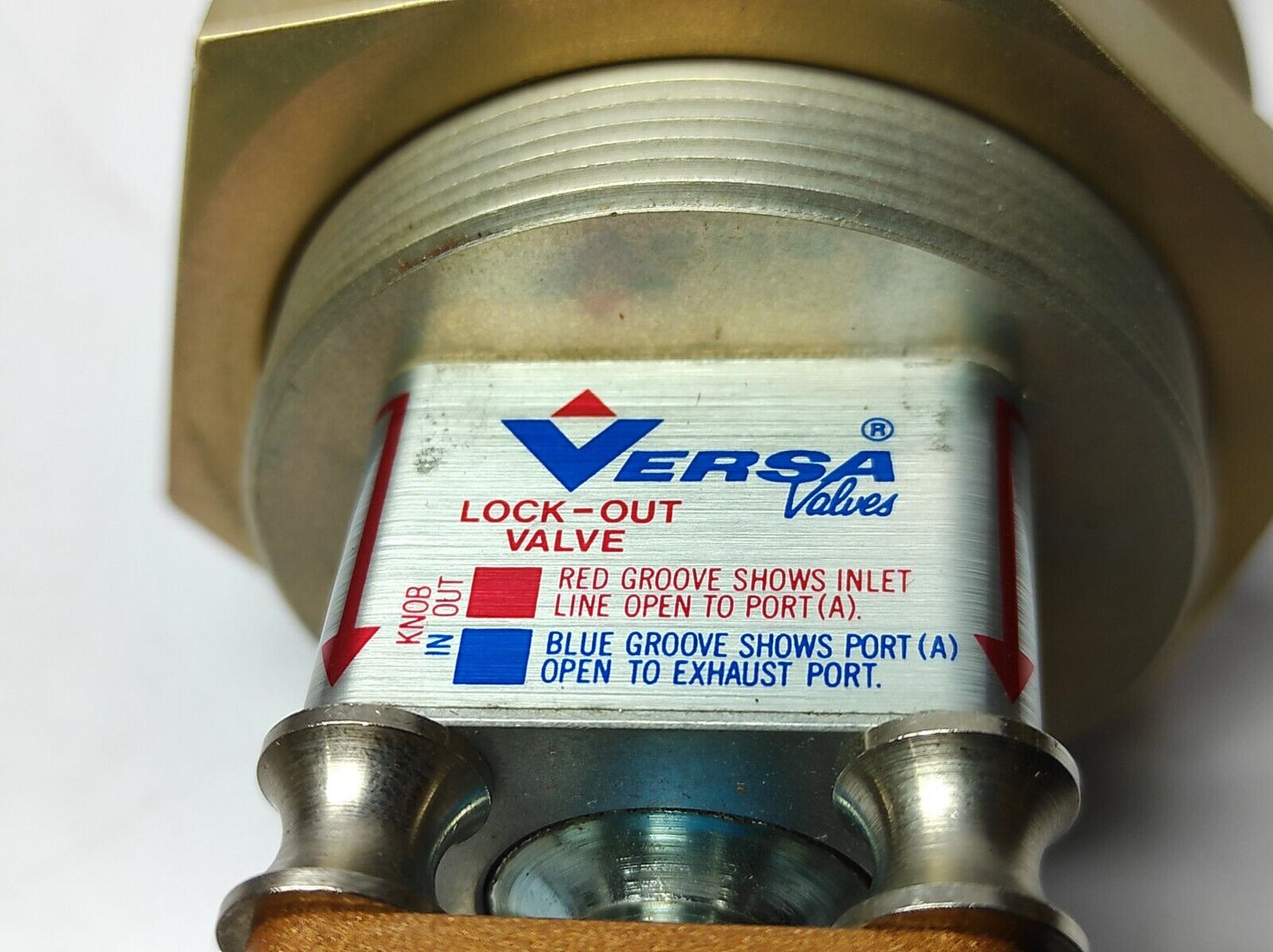 Versa VIZ-3301-LOVB-P 3-Way Lockout Valve PSIG Min-Max VAC-200 / VIZ3301LOVBP