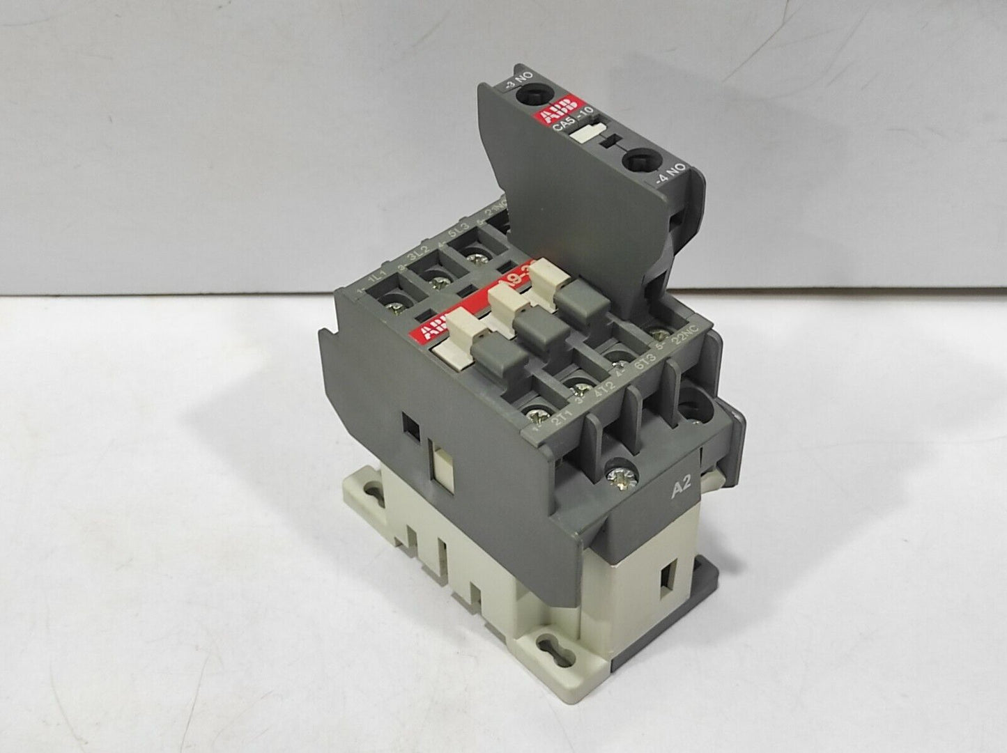 ABB A9-30-01 Contactor With ABB CA5-10 Auxiliary Contactor 2-Pcs Lot Sale