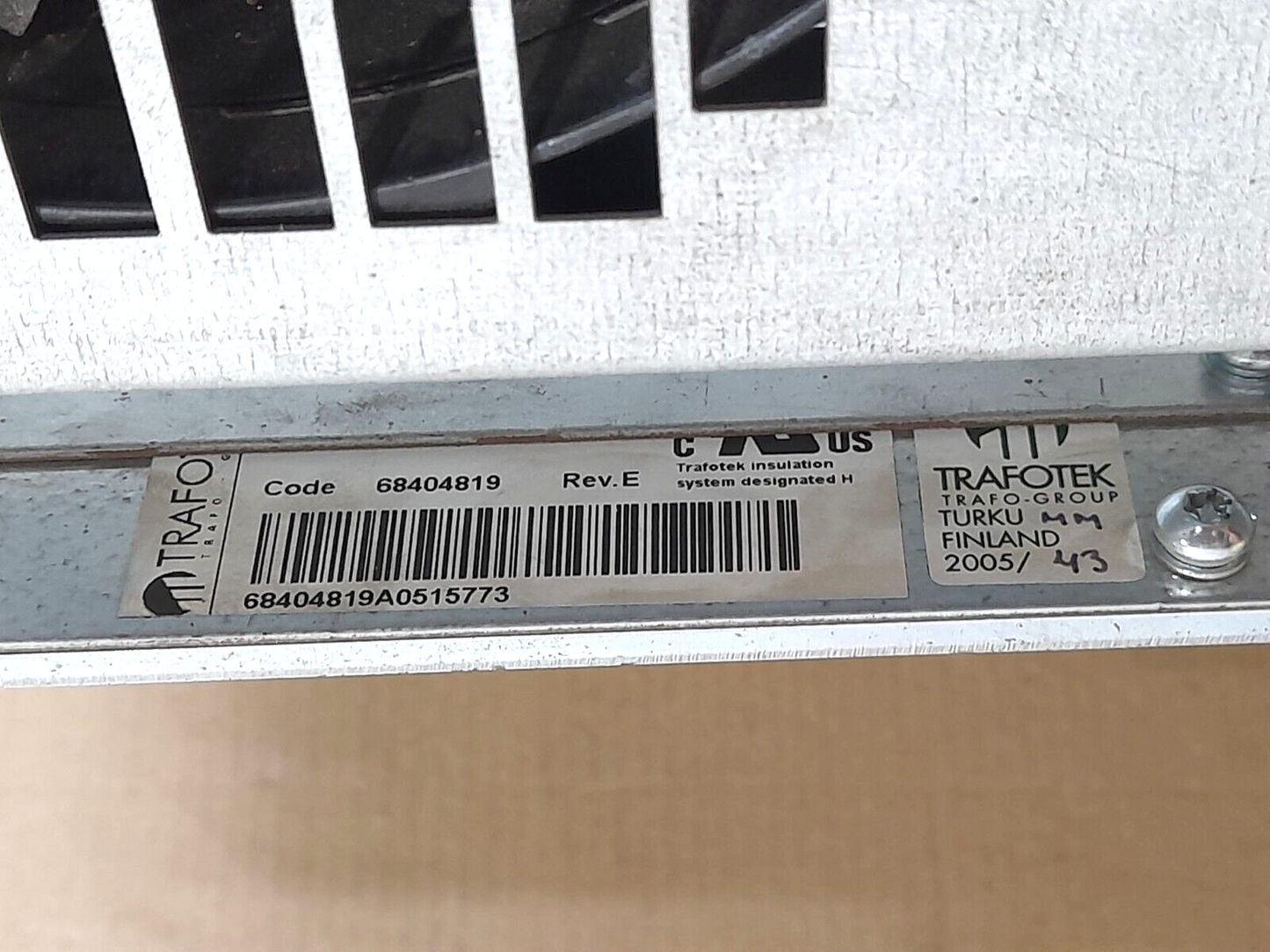 ABB ACS800-U11-0025-5 Drive ACS800 68404819 Rev E ACS800U1100255