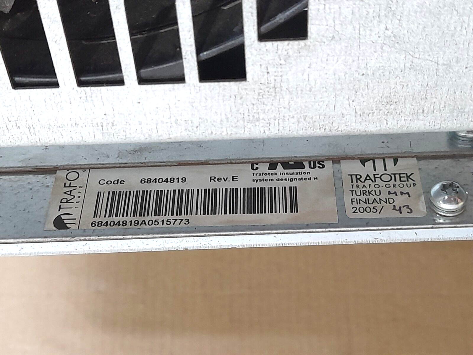 ABB ACS800-U11-0025-5 Drive ACS800 68404819 Rev E ACS800U1100255
