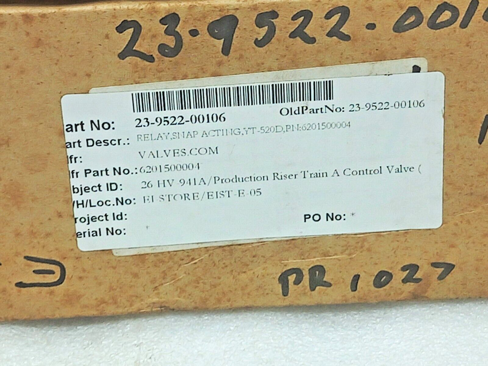 Young Tech YT-520 D21 Snap Acting Relay 6201500004