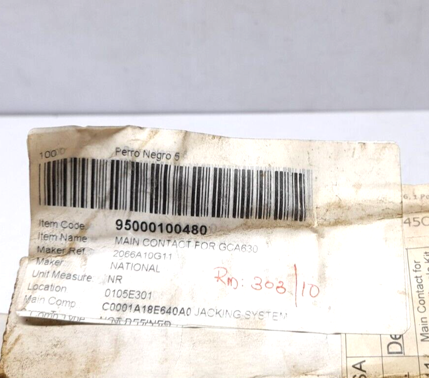 Westinghouse 2066A10G11 National 2066A10G11 Main Contact Kit For GCA630