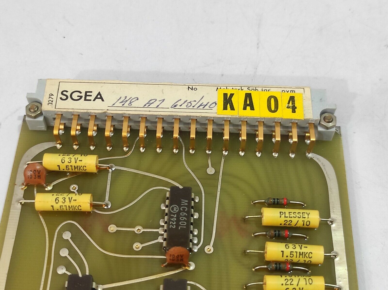 Stromberg 5760083-7 B PCB SGEA 148 A7 SGEA 148A7 57600837B