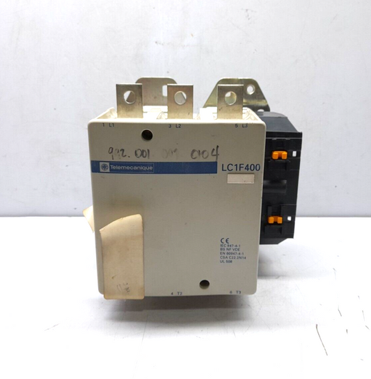 Telemecanique LC1F400 3 Pole Contactor LC1 F400 Without Coil