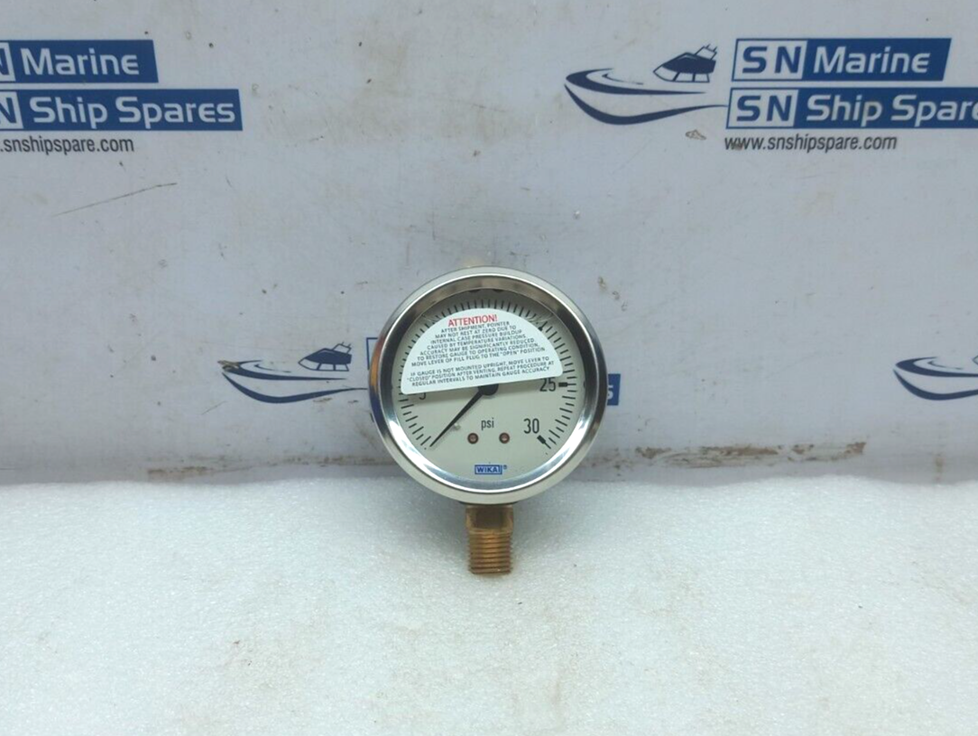 Wika Instruments 0-30 PSI Pressure Gauge