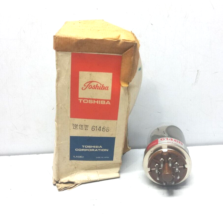 Toshiba 6146B Vintage Tubes & Tube Sockets Tube Amplifier 8 pin