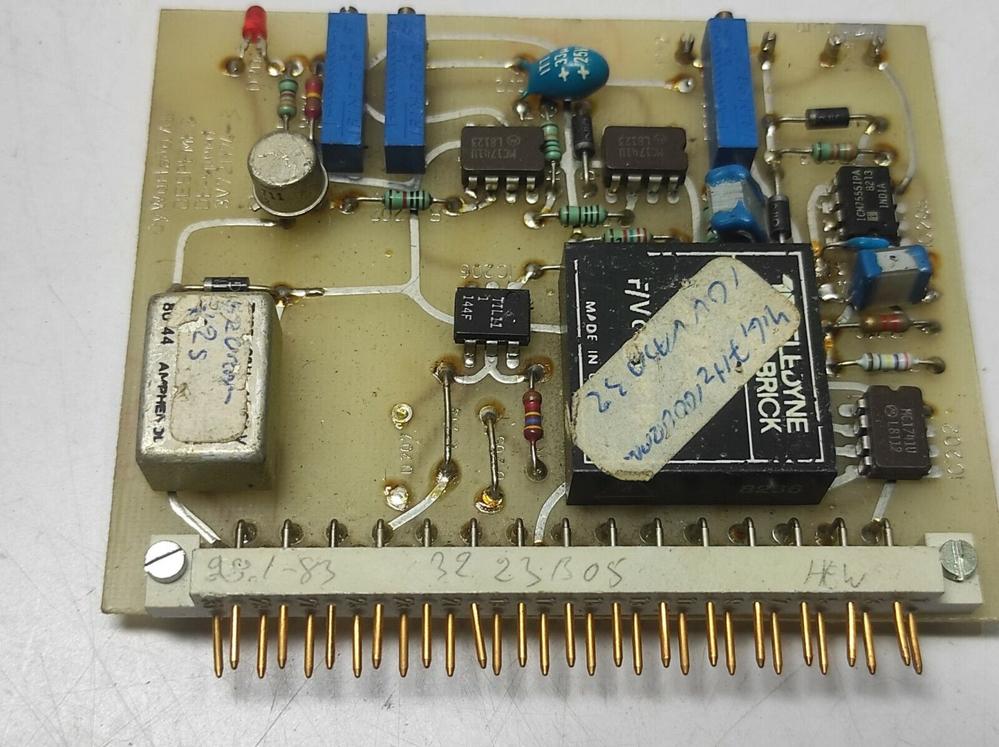 Wartsila 3V72H74-3 PCB 32.23B05 R.V.S. Speed Meas Card DE-Speed