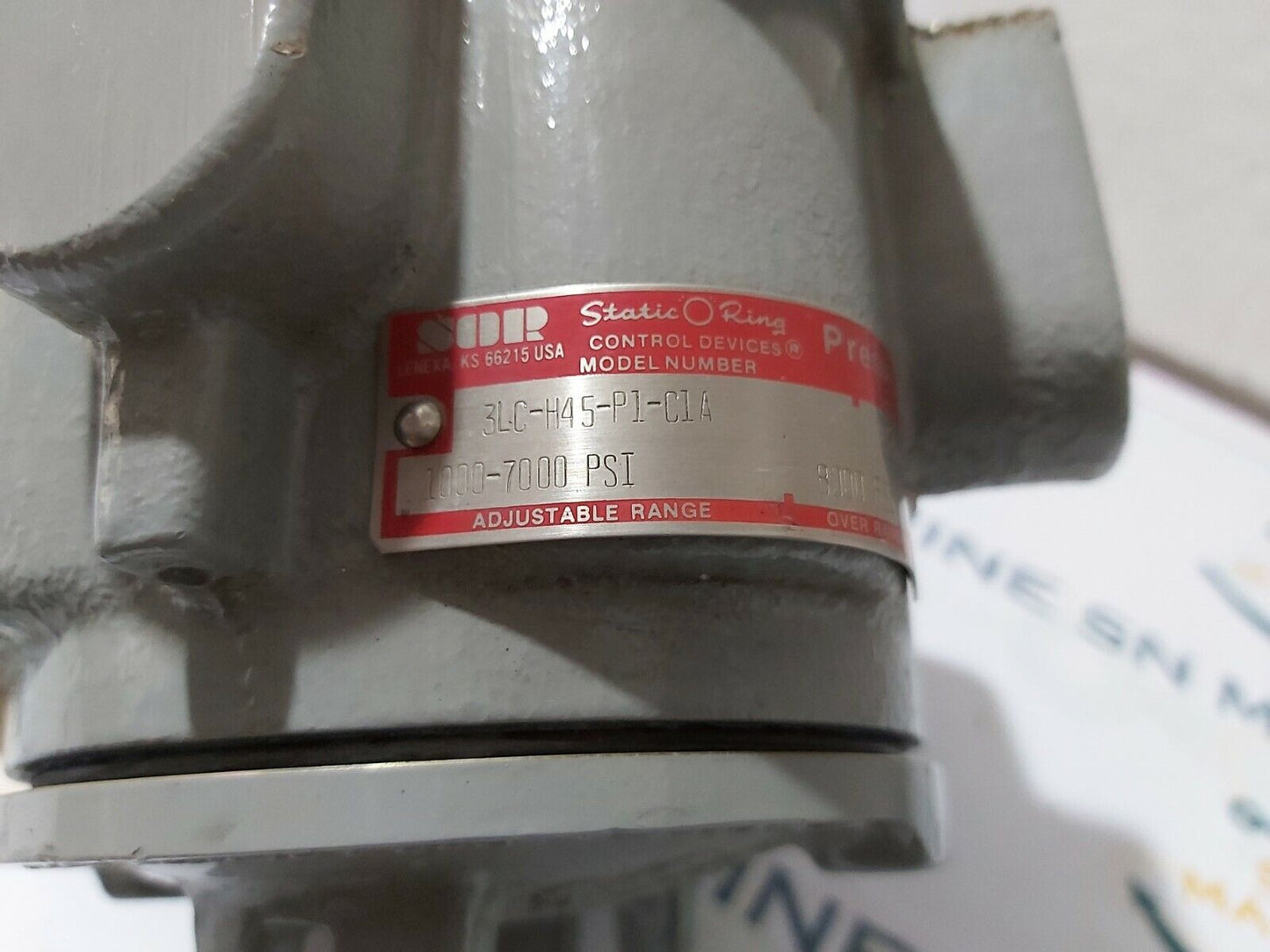 SOR STATIC O RING 3LC-H45-P1-C1A PRESSURE SWITCH 3LCH45P1C1A