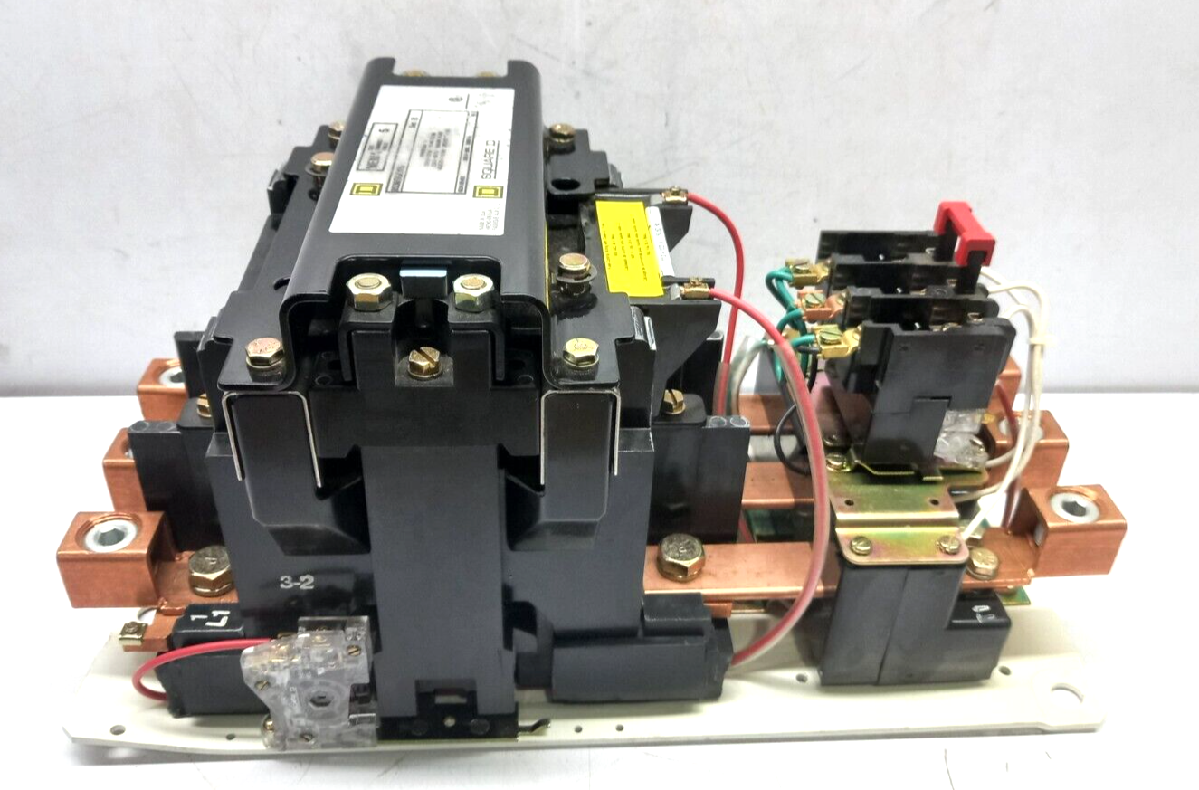 Square D 8536SGO1V02S Ser B AC Magnetic NEMA Size 5 Starter 110-120V 50/60Hz