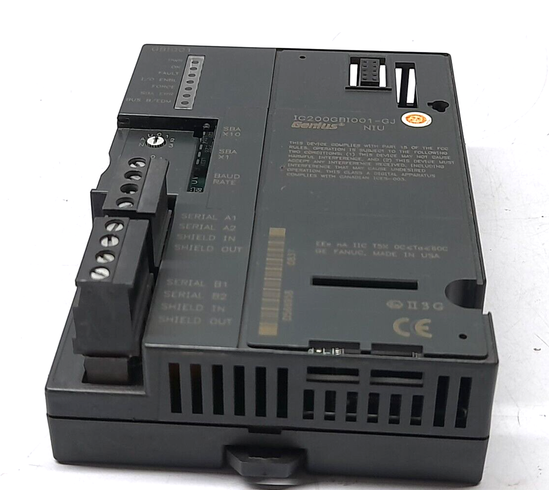 GE Fanuc IC200GBI001-GJ Genius NIU Network Interface Unit