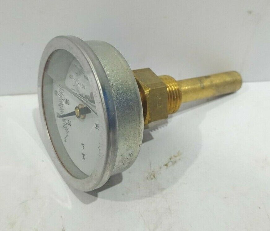 Wartsila 511120 Horizontal Thermometer 0-200 Cent Water