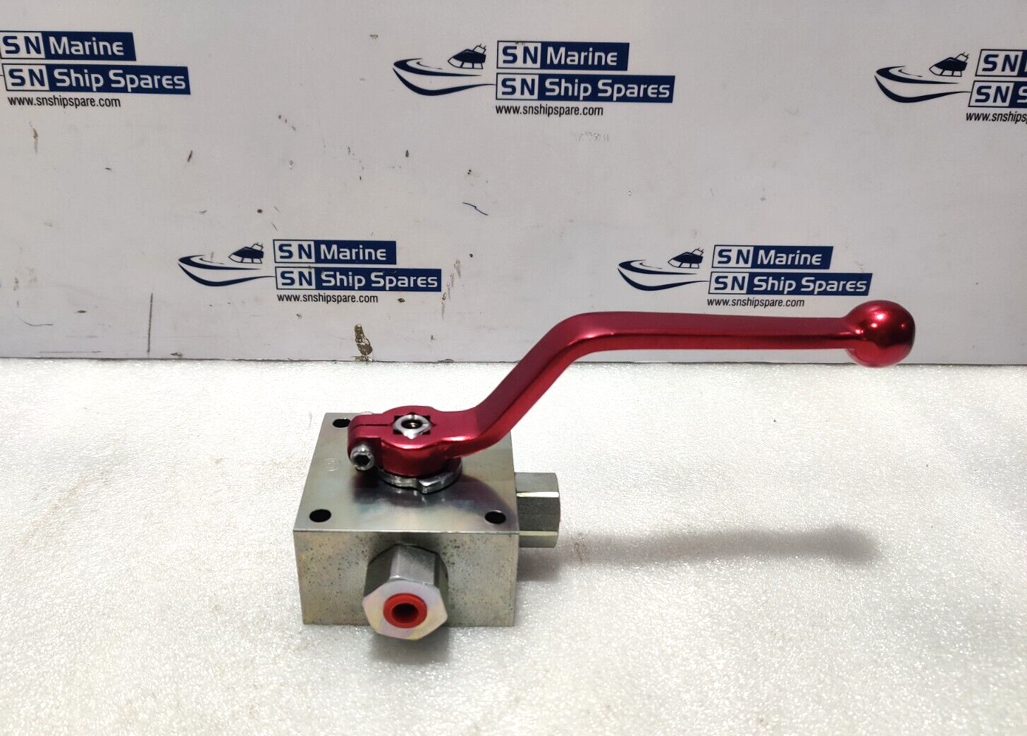 Stauff 3KH-DN4-G1/8 Ball Valve 3-Way PN500/7250Psi