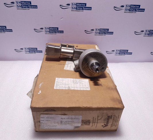 Versa VSG-4332-H2-MS1-XDAS-44-D024 4-Way Brass Valve 24VDC 6W NOV 30152557-1Y04C