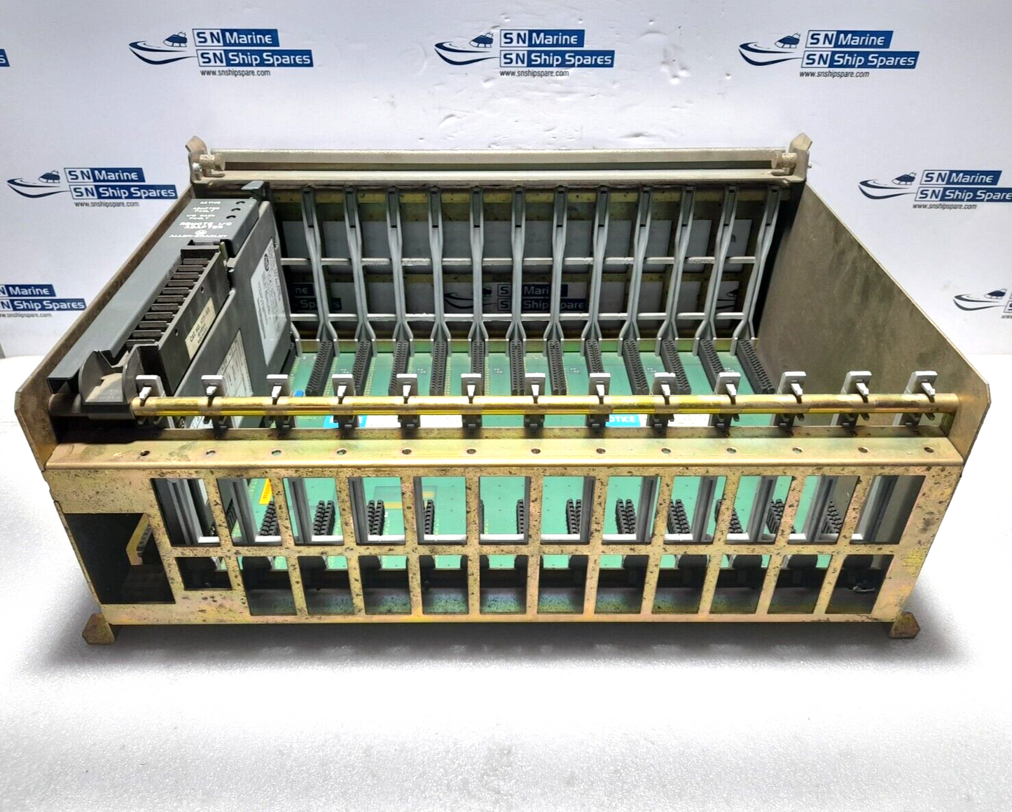 Allen Bradley 1771-ASB Remote I/O Adapter Module With 1771-A3B1 12 Slot I/O Chas