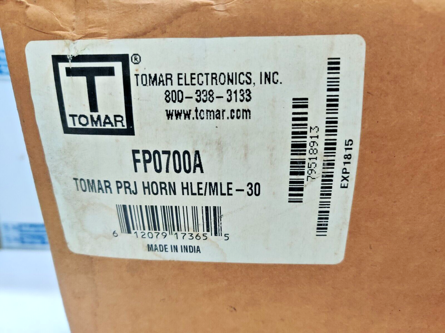 TOMAR Electronics FP0700A PRJ HORN HLE/MLE-30 80D-338-3133