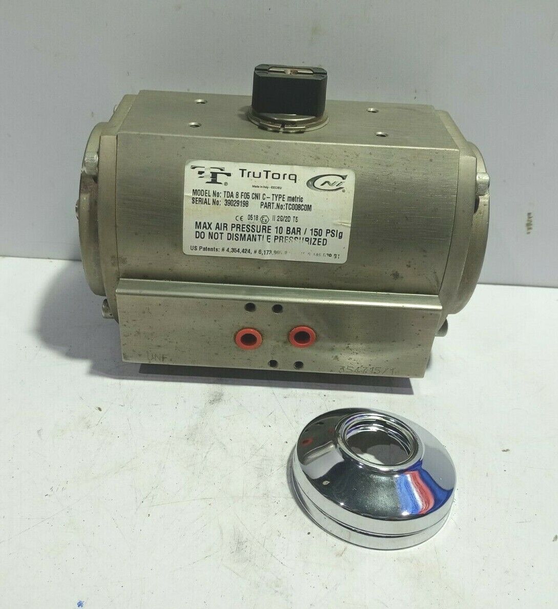 Trutorq TDA 8 F05 CNI C-Type Metric TC008C0M Pneumatic Actuator 