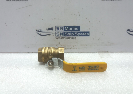 TOHO 600WOG Thread Brass Ball Valve DN20 ¾ PN40