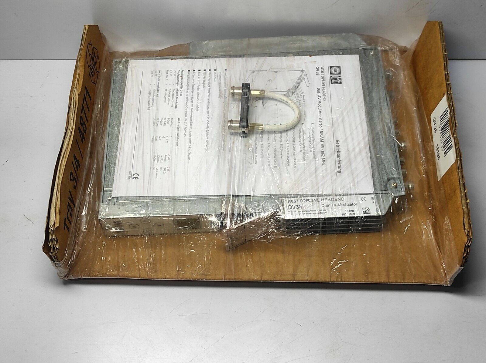 WISI OV 38 Dual TV Modulator Topline Headend